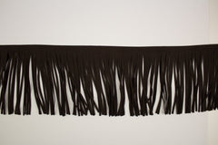 Fransenborte Wildleder Optik