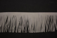 Fransenborte Wildleder Optik