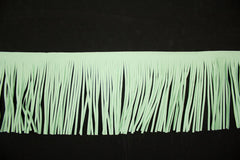 Fransenborte Wildleder Optik