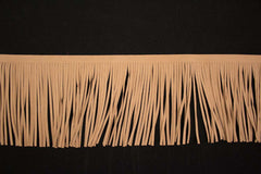 Fransenborte Wildleder Optik