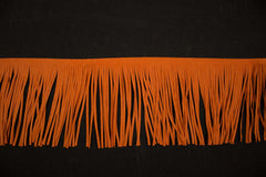 Fransenborte Wildleder Optik