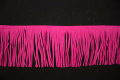 Fransenborte Wildleder Optik