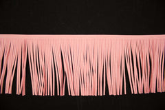 Fransenborte Wildleder Optik