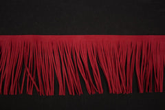 Fransenborte Wildleder Optik