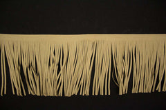 Fransenborte Wildleder Optik