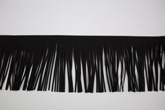 Fransenborte Wildleder Optik