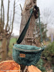 Chenille Dekostoff Bogota - 748 petrol