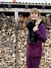 Samt-Cord Montevideo - 938 aubergine