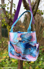 Oxfordgewebe Flowing Bloom Odessa Paint by Sarah Mariam