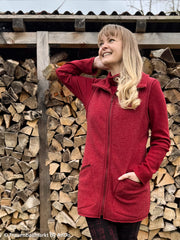 Merino Fleece - 1338 burgundy