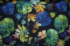 French Terry Digital Adriana Leaves