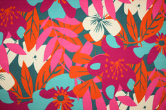 French Terry Digital Big Flowers