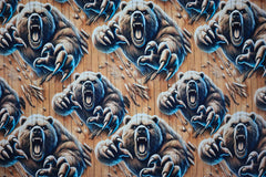 French Terry Digital Grizzly