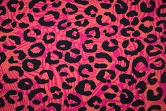French Terry Digital Leopard