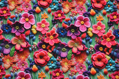 French Terry Digital Sweet Blossom