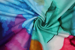 French Terry Digital Water Colour