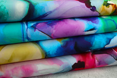 French Terry Digital Water Colour