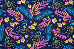 French Terry Leaves Premium Collection