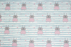 French Terry Love my Bunny Fräulein von Julie 0561