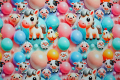 French Terry Animal Balloon