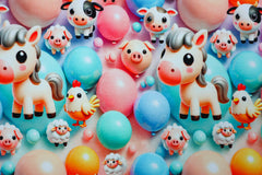 French Terry Animal Balloon