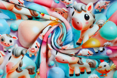 French Terry Animal Balloon