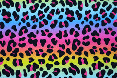 French Terry Digital Rainbow Leo - Design 1