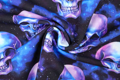 French Terry Digital Scary Skulls