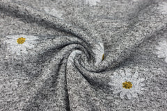 French Terry Gänseblümchen