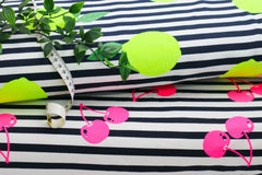 French Terry Neon Fruits