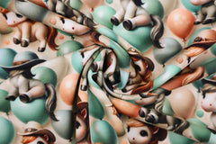 French Terry Pony Balloon