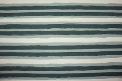 French Terry Stripes in Grey