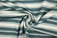 French Terry Stripes in Grey