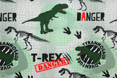 French Terry T-Rex Danger Fräulein von Julie 1578 grau