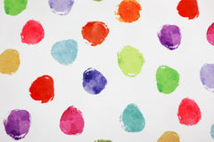 French Terry Watercolor Dots