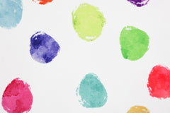 French Terry Watercolor Dots