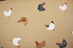 French Terry angerauht Chicken by Qjutie