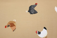 French Terry angerauht Chicken by Qjutie