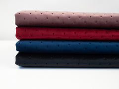 Steppsamt mit Punktprägung Galant - 638 burgundy