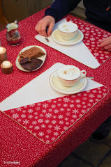 Canvas Wiebke Sterne - 637 rot