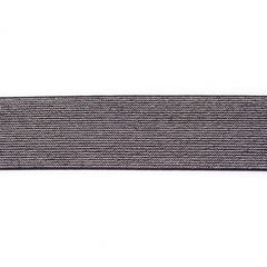 Gummiband Silber Glitzer 50mm