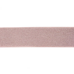 Gummiband Silber Glitzer 50mm