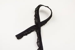 Gummiband Wäschegummi mit Spitze