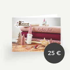 Gutschein Weihnachten Faltvariante