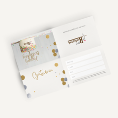 Gutschein Geburtstag Faltvariante