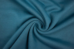 Reststück: 1,40m - Alpenfleece Uni petrol