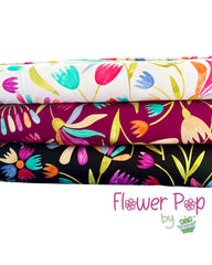 Baumwolljersey Flowerpop Flowers by Hip Som Hap