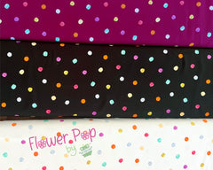 Baumwolljersey Flowerpop Dots by Hip Som Hap