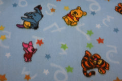 Reststück: 1,50m - Polar Fleece Lizenz Stoff - Winnie the Poo-