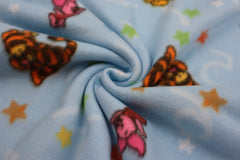 Reststück: 1,50m - Polar Fleece Lizenz Stoff - Winnie the Poo-